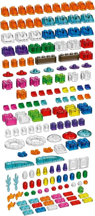 LEGO Classic - Kreativ-Bauset mit durchsichtigen Steinen