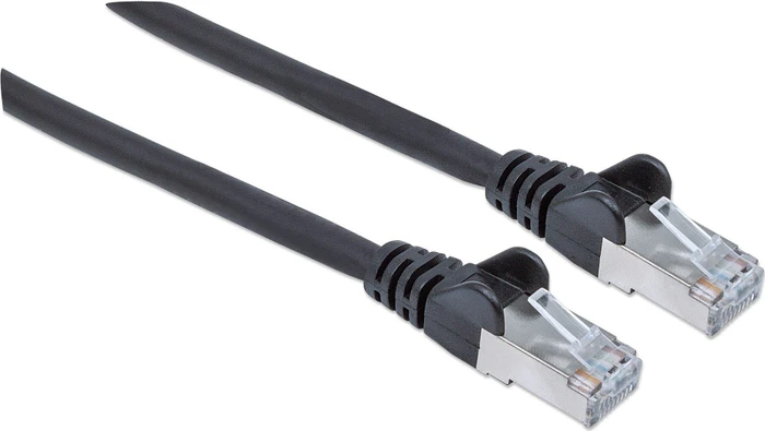 Intellinet Patchkabel, Cat7/Cat6a, S/FTP, RJ-45/RJ-45, 15m, schwarz