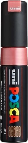 Uni-Ball POSCA PC-8K Acrylmarker rot metallic