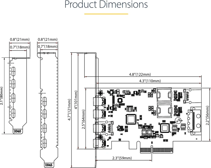 StarTech 4x USB-C 3.1, PCIe 3.0 x4