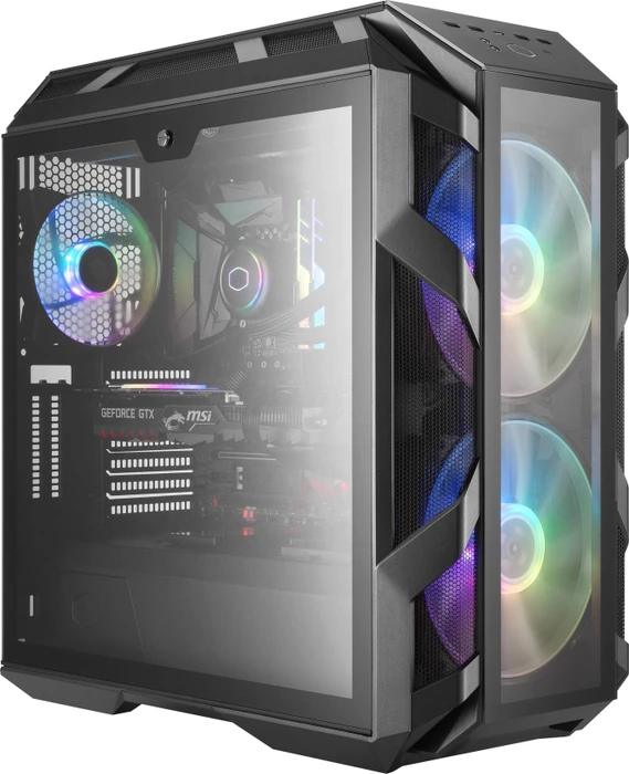 Cooler Master MasterCase H500M, grau, Glasfenster