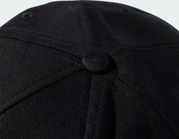 adidas New Logo Baseball Kappe schwarz/weiß