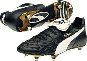 Puma King Pro SG schwarz/weiß/team gold (Herren)