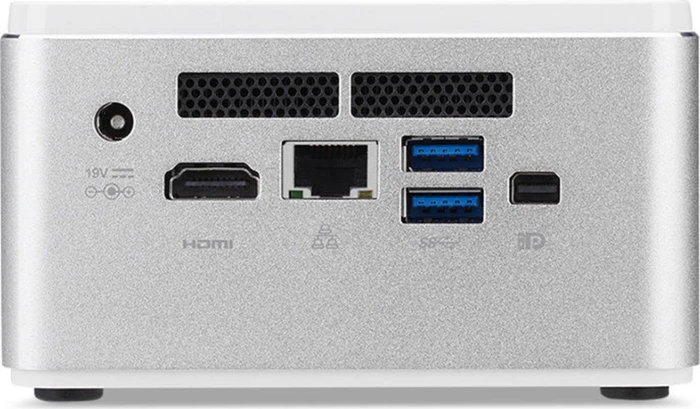 Acer Revo Cube weiß, weiß/silber, Celeron 3865U, 4GB RAM, 128GB SSD