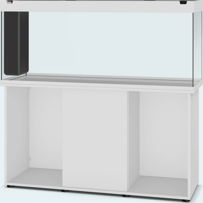 Juwel Rio 450 LED Aquarium-Set mit Unterschrank, weiß/weiß, 450l