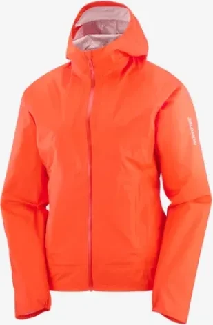 Salomon Bonatti Waterproof Funktionsjacke cherry tomato (Damen)