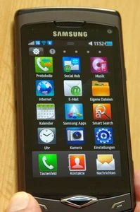 Samsung S8500 Wave ebony gray