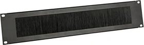 Adam Hall 19" Rackblende, schwarz, 2HE