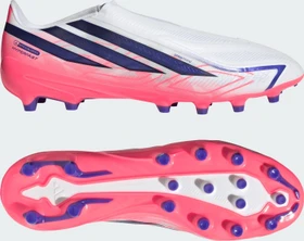 adidas F50 Hyperfast League Laceless AG cloud white/solar purple/solar turbo