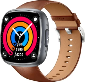 Knauermann Neo 2 (2025) eckig mit Lederarmband braun