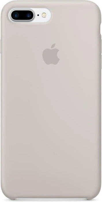 Apple Silikon Case für iPhone 7 Plus steingrau