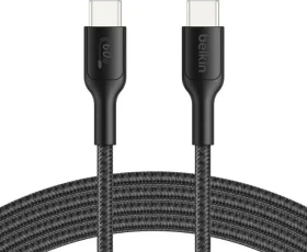 Belkin Gaming USB-C/USB-C Kabel (60W) 2m für die Nintendo Switch 2 schwarz