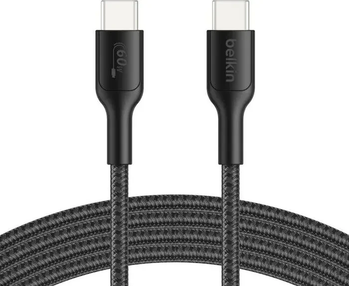 Belkin Gaming USB-C/USB-C Kabel (60W) 2m für die Nintendo Switch 2 schwarz