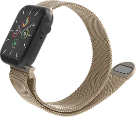 ISY Milanaise-Armband ISB-1005 für Apple Watch 42mm/44mm/45mm gold