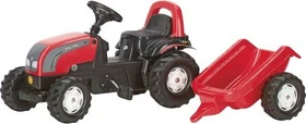 rolly toys rollyKid Valtra Trettraktor mit Anhänger rot