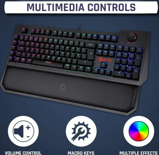 Klim Vidi, LEDs RGB, Outemu Red, USB, DE