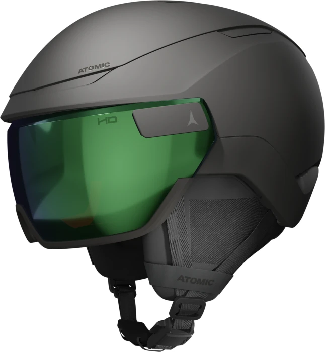 Atomic Revent GT AMID Visor HD Photo Helm schwarz