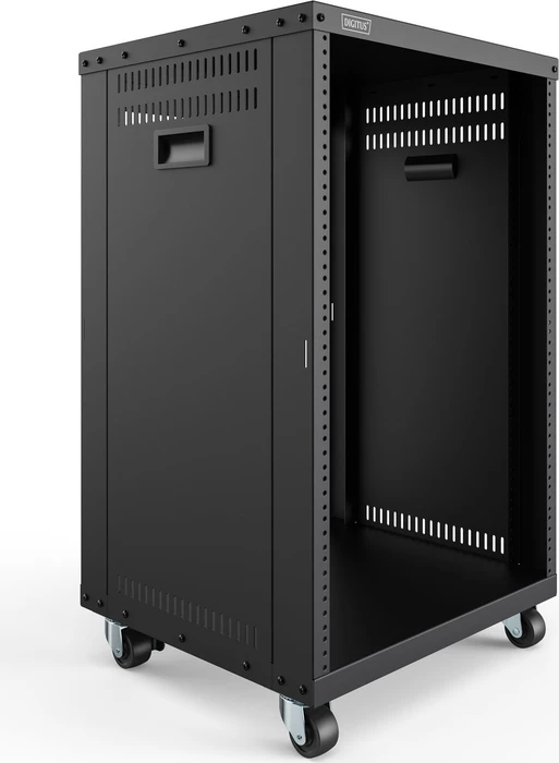 Digitus Audio Video Rack 19" AVS/Equipment Rack 16HE, mit Rollen, unmontiert, RAL 9005, 460mm tief