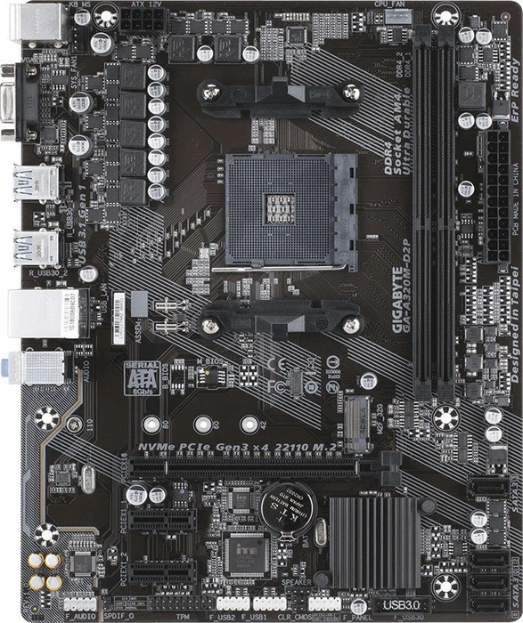 GIGABYTE GA-A320M-D2P (AMD AM4)
