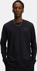 Under Armour Sportstyle Left Chest Funktionsshirt langarm black/pitch gray (Herren)