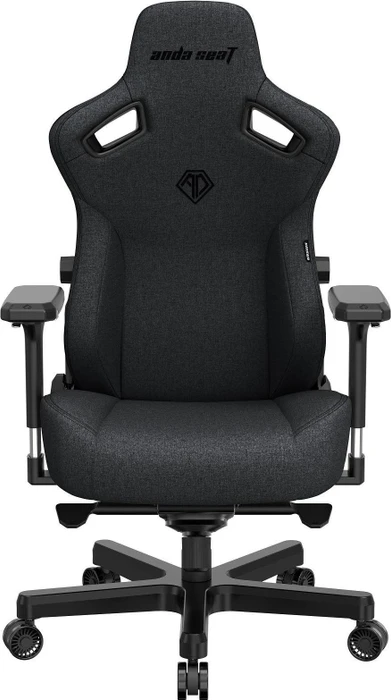 Anda Seat Kaiser 3 Premium L Gamingstuhl, Carbon Black, Stoff dunkelgrau