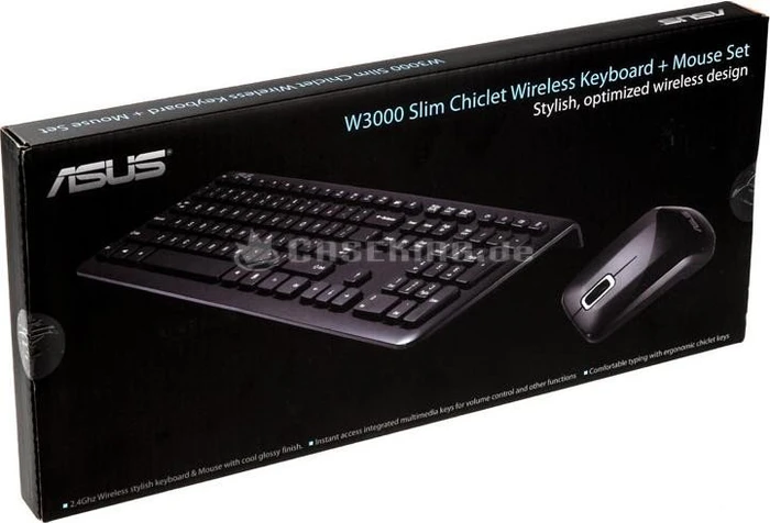 ASUS W3000 Wireless Combo, USB, weiß, DE