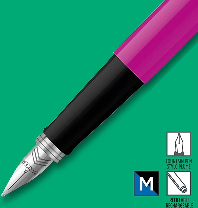 Parker Jotter Originals magenta, rechte Hand, mittel