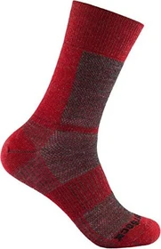 Wrightsock Coolmesh II Merino Crew Laufsocken grey/fire (Herren)