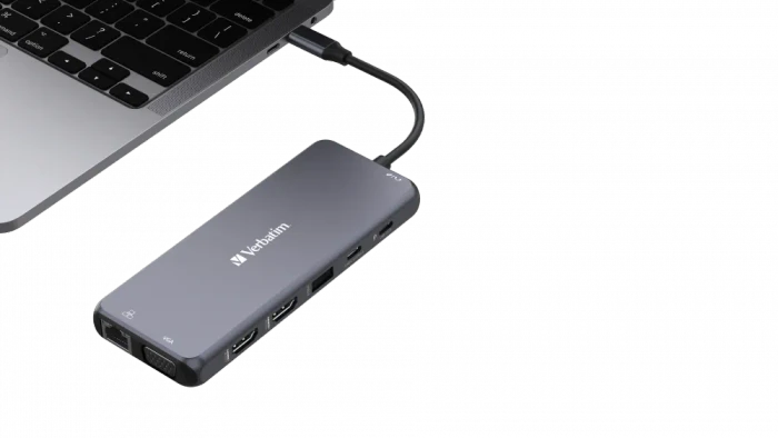 Verbatim USB-C Pro Multiport Hub CMH-14, USB-C 3.0 [Stecker]
