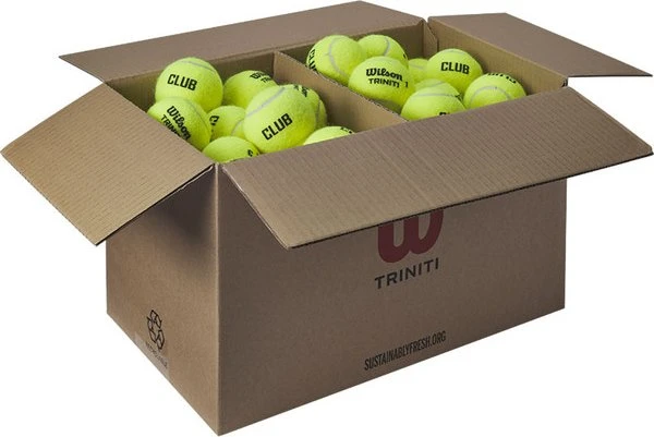Wilson Triniti Club Tennisbälle, 72 Stück
