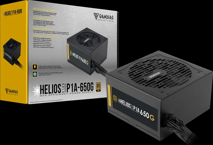 Gamdias Helios Gold P1A-650G 650W, ATX 2.52