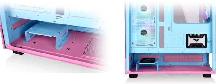 Thermaltake View 270 Plus TG ARGB Bubble Pink, rosa, Glasfenster