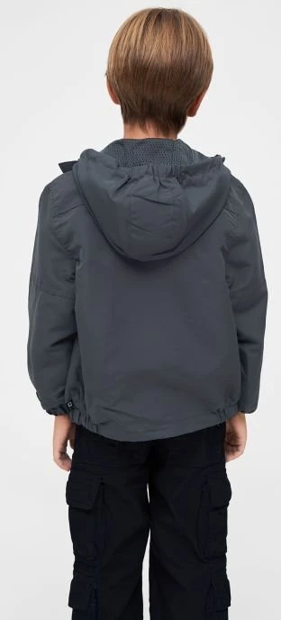 Brandit Windbreaker Summer Frontzip Jacke anthracite (Junior)
