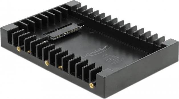 DeLOCK 3.5" auf 1x 2.5" Einbaurahmen, schwarz