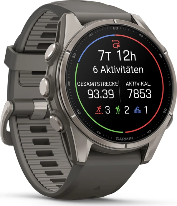 Garmin Fenix 9 43mm titanium/pebble grey