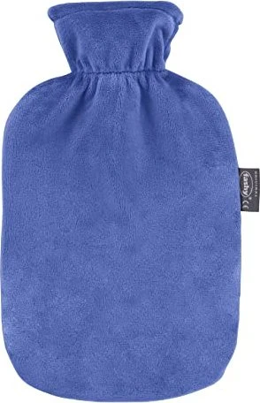 Fashy Wärmflasche mit Flauschbezug violett
