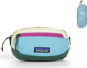 Patagonia Terravia Mini Bauchtasche patchwork: snowmelt blue