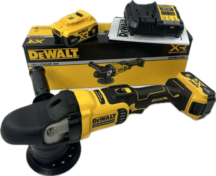 DeWalt DCM848P2 Akku-Exzenterpolierer inkl. Koffer + 2 Akkus 5.0Ah