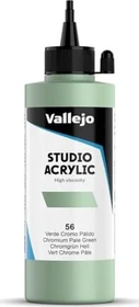 Vallejo Studio Acrylic chromium pale green, 200ml