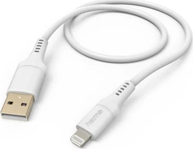 Hama Ladekabel Flexible USB-A/Lightning 1.5m Silikon weiß