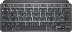 Logitech MX Keys Mini, LEDs weiß, Logi Bolt, Graphite, schwarz, USB/Bluetooth, ES
