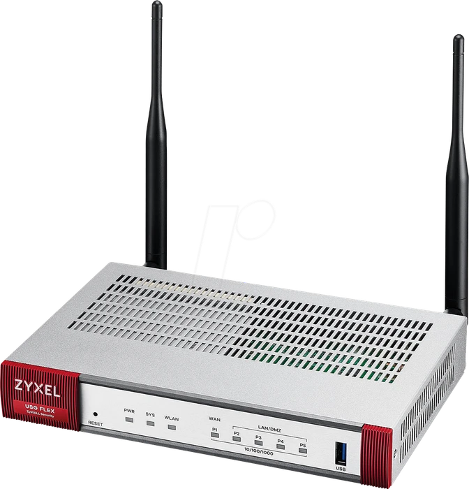 Zyxel ZyWALL USG FLEX 50AX Firewall, 5x RJ-45