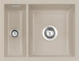 systemceram Mera 60 F/o Einbau Becken rechts fango