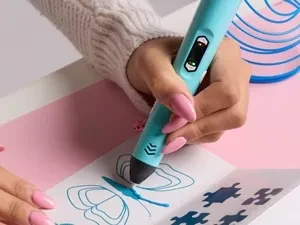 Scrib3D 3dPen Make, türkis/weiß