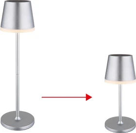 Globo Vannieso Solar LED-Tischleuchte silber