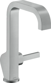 Hansgrohe Axor Citterio Waschtischmischer 190 mit Pingriff und Ablaufgarnitur brushed chrome