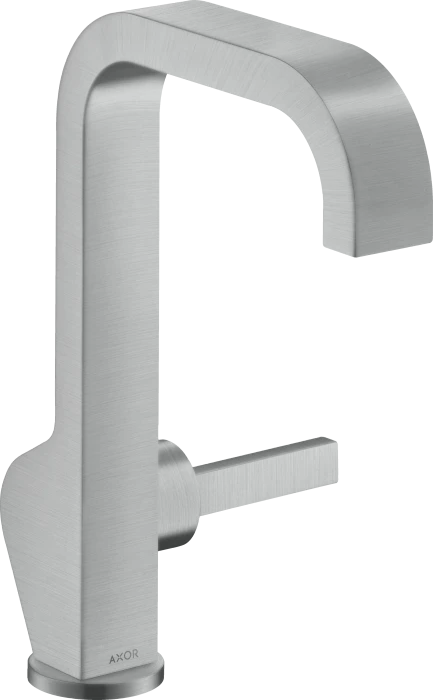 Hansgrohe Axor Citterio Waschtischmischer 190 mit Pingriff und Ablaufgarnitur brushed chrome