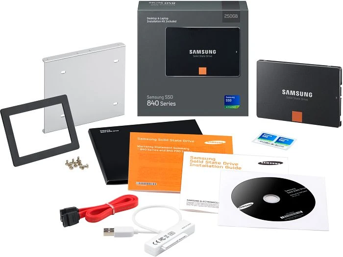 Samsung SSD 840 - PC & Notebook Upgrade Kit 500GB, 2.5" / SATA 6Gb/s
