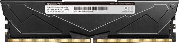 TeamGroup T-Force VULCAN schwarz UDIMM 32GB Kit, DDR5-6000, CL30-36-36-76, X8