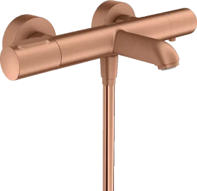 Hansgrohe Axor Citterio M Wannenthermostat Aufputz brushed red gold